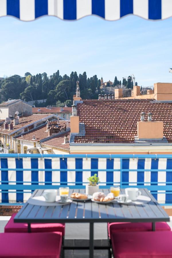 SMARTBNB - Dernier étage - Terrasse à ciel ouvert - Garibaldi Nizza Esterno foto
